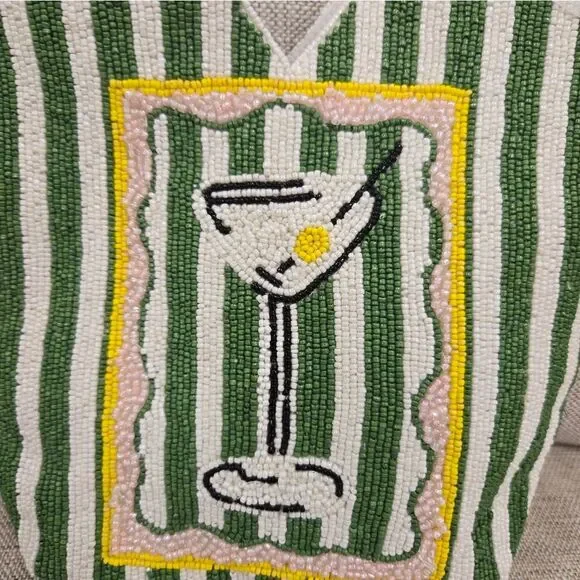 VIRAL Martini Beaded Handbag